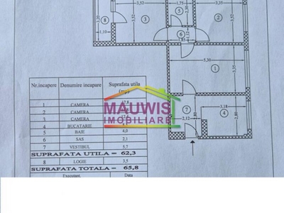 Apartament 3 camere Titan, Auchan confort 1 semidecomandat