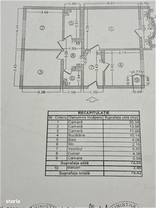 [Proprietar] Apart 3 Cam Metrou Ctin Georgian Bloc '91 Utilat Renovat