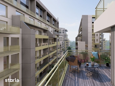 Penthouse la prima închiriere, 2 locuri de parcare, Central-Balanta