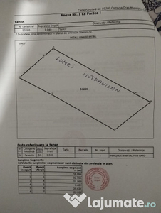 Teren intravilan 1700mp