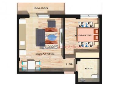 Apartament 2 camere de vanzare in Floresti ID 5643