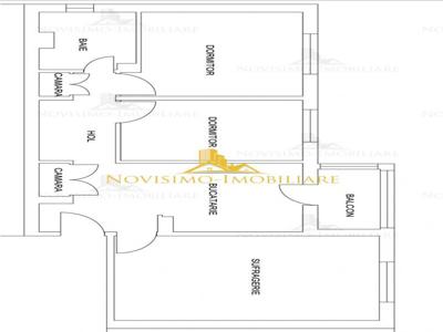 NOVISIMO-IMOBILIARE: APARTAMENT CU 3 CAM. MOBILAT, ZONA PALTINIS de vanzare