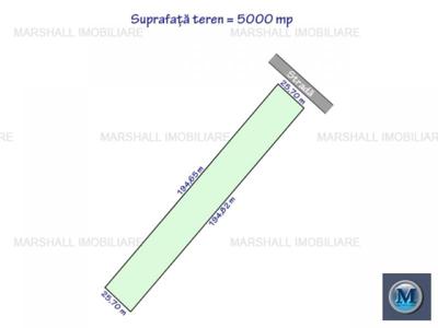 Teren extravilan de vanzare, zona Exterior Nord, 5000 mp