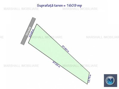 Teren intravilan de vanzare in Seciu, 1609 mp