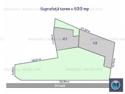 Teren intravilan de vanzare, zona Ana Ipatescu, 533 mp