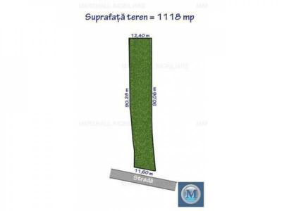 Teren intravilan de vanzare, zona Eroilor, 1118 mp