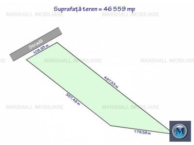 Teren intravilan de vanzare, zona Exterior Vest, 46559 mp