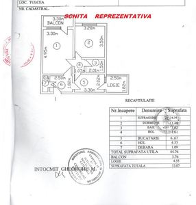 56000 negociabil EURO!! = 2 camere AL TRIFOIULUI et.2 MOBILAT