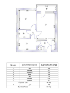 Ap 2 camere decomandat-Tatarasi-Flora-fara risc