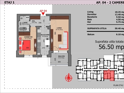 Apartament ultrafinisat| 2 camere| 53 mp| Centru