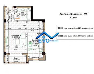 Apartament 1 camera