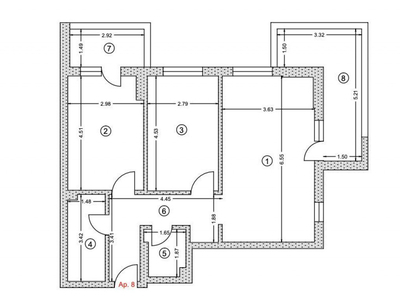 Apartament 3 cam. finalizat