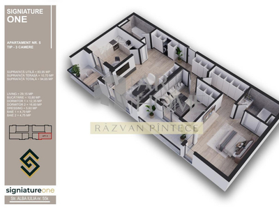 Apartament 3 camere