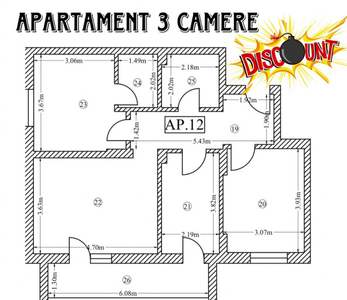 Apartament 3 camere