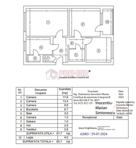 Apartament 3 camere de vanzare BRANCOVEANU - Bucuresti