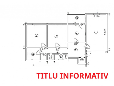 Apartament 3 camere DECOMANDAT 80 mp ETAJ 8/8 LIFT - PĂCURA