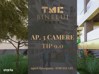 Apartament 3 camere, terasa 51 mp. TMC Park - Metalurgiei - sector 4