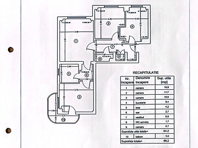 Apartament 3 camere Tineretului