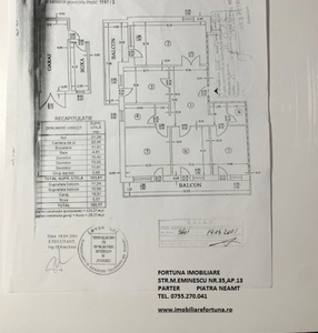 Apartament 4 camere decomandate