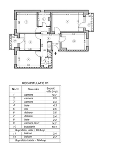 Apartament 4 camere