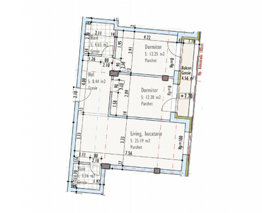 Apartament de 3 camere