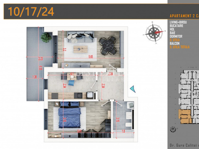 2 Camere Ideal Investitie -5 min STB Parcare Bonus