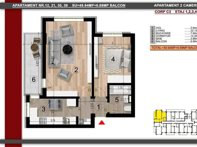 Berceni - Apartament 2 Camere - Metrou