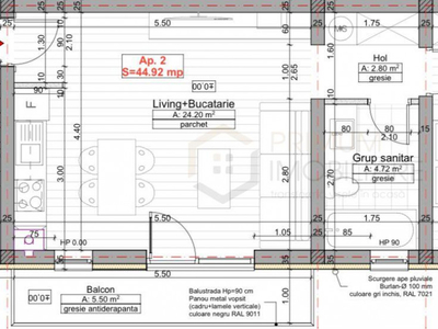 BRAYTIM - 2 Camere - Curte proprie generoasa - Bloc nou