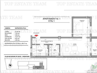 Apartament 2 camere bloc nou Valea Oltului-sector6