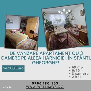 Apartament 2 camere semidecomandat, zona Milcov