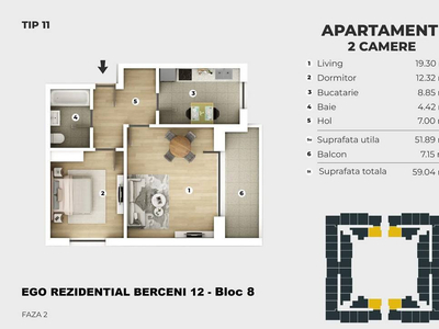 Nou 2 Camere - Acces Metrou - Berceni