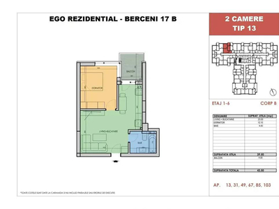 Nou 2 Camere - Berceni - 400m Metrou