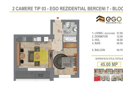 NOU 2 Camere - Langa Metrou Berceni