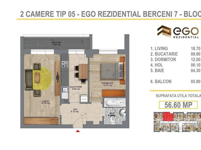 NOU 2 Camere - Langa Metrou - Berceni