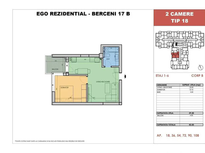 Nou 2 Camere Metrou - Berceni