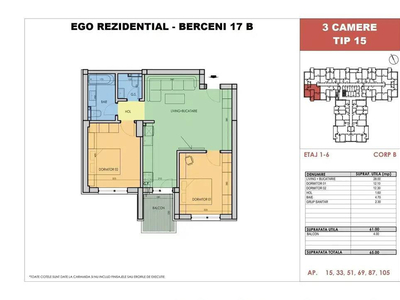 Nou 3 Camere - EGO Berceni - Metrou