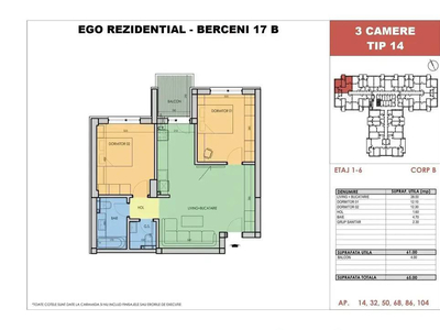 Nou 3 Camere - EGO Berceni - Metrou