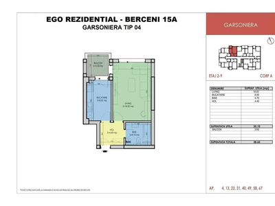 Nou Garsoniera - Berceni - Metrou - Bonus Aer Conditionat