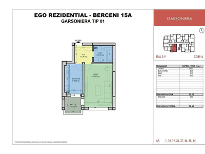 Nou Garsoniera - EGO Berceni - Langa Metrou