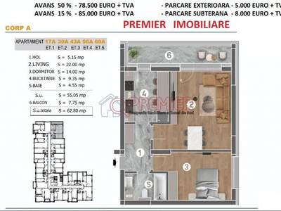 Parcul Tudor Arghezi - Metalurgiei - 2 camere - 76500 euro