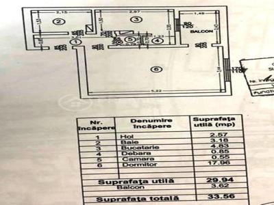 Apartament 1 camere, Canta, 34mp