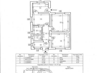 Casa, Centru-Sarariei, 62mp