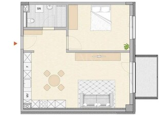 Apartament cu 2 camere de vanzare in Iris