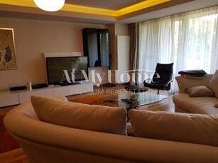 Apartament spatios cu 4 camere, vedere Herastrau, prima linie, parcare, terasa