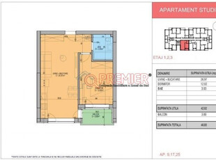 Oportunitate - 2 camere tip studio - Primaria Popesti