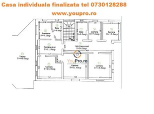 Vila Individuala 330 mp Teren 605 mp Doar 185000