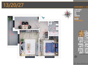 Apartament spatios cu terasa generoasa | Rahova | Constructie 2023