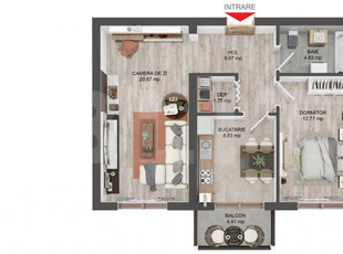 Apartament 2 camere