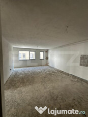 Apartament 3 camere semifinisat, 2 bai, 72 mp, zona Somesulu