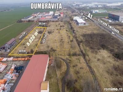 Teren pentru uz comercial - industrial de 5620 mp | Dumbravita